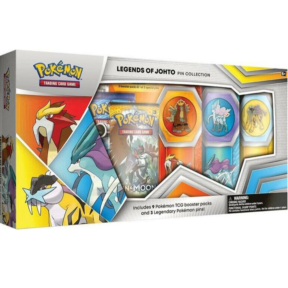 Pokemon: Legends of Johto Pin Collection