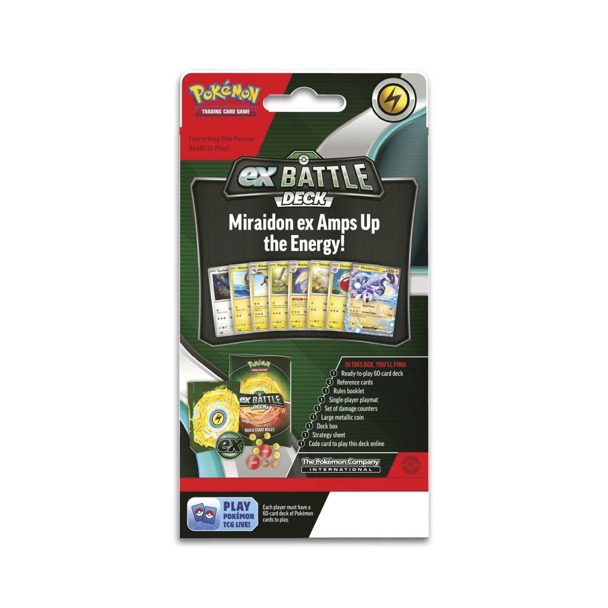Pokemon: Miraidon ex Battle Deck