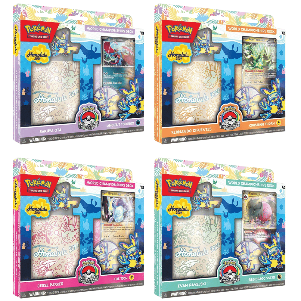 Pokemon: 2024 World Championship Deck Set (Set-of-4)
