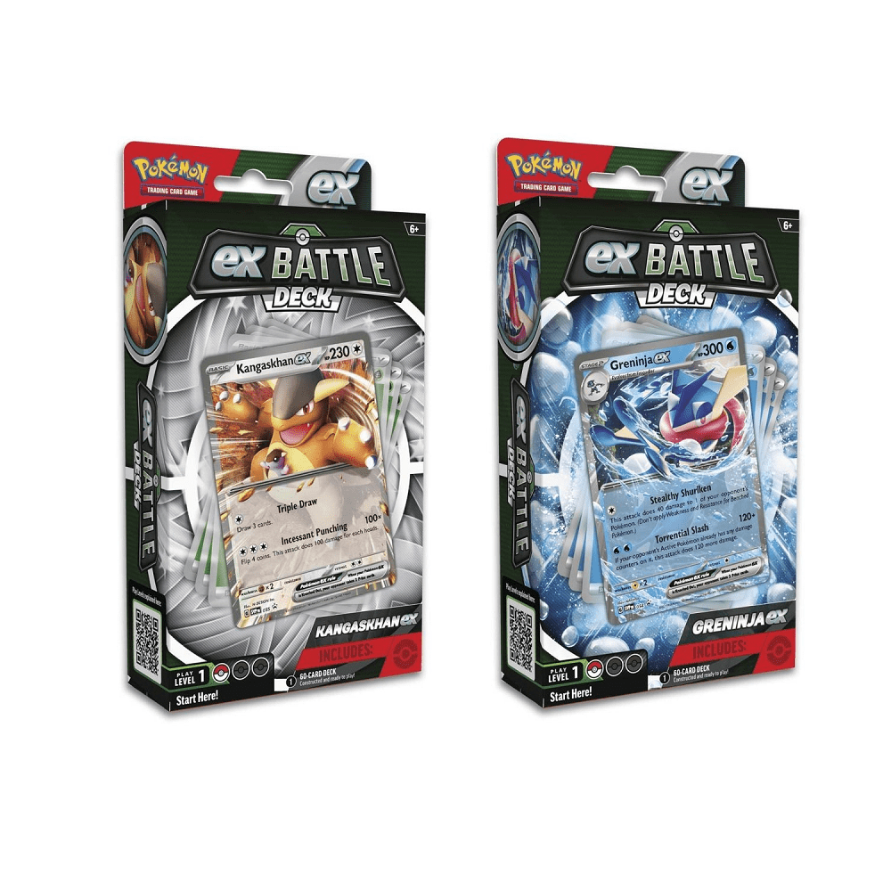 Pokemon: Kangaskan ex or Greninja ex League Battle Deck (Random)