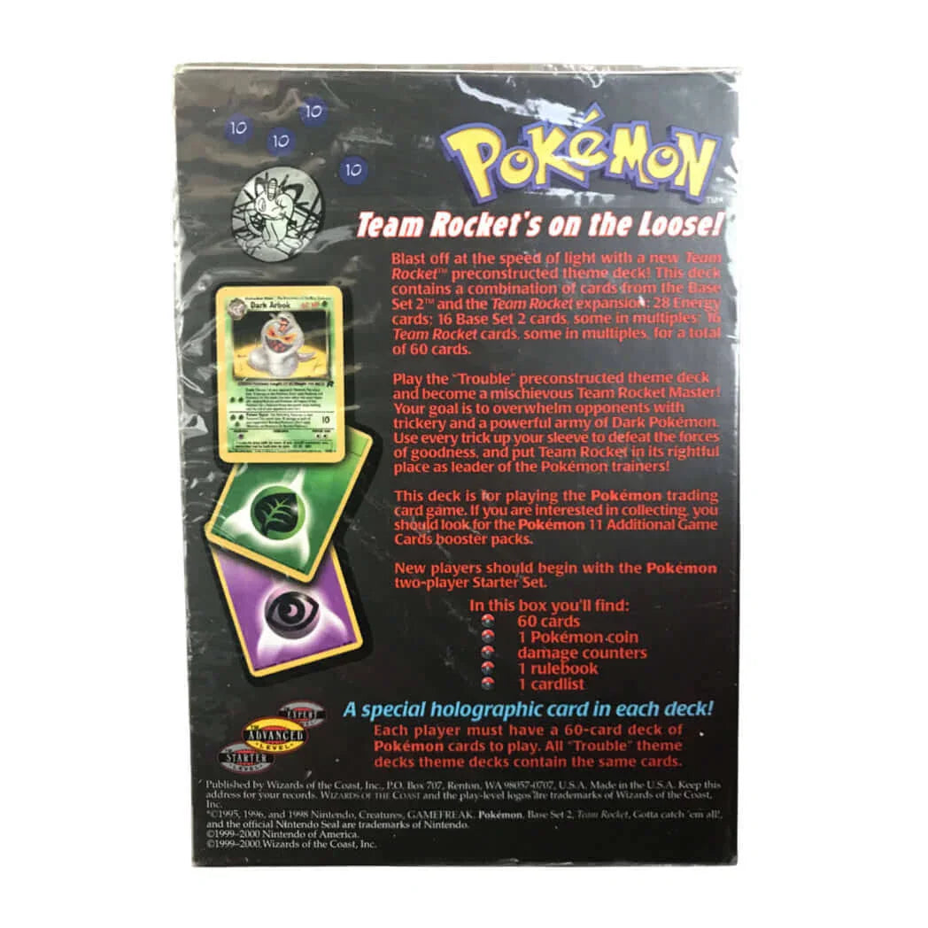 Pokemon: Team Rocket Trouble Theme Deck