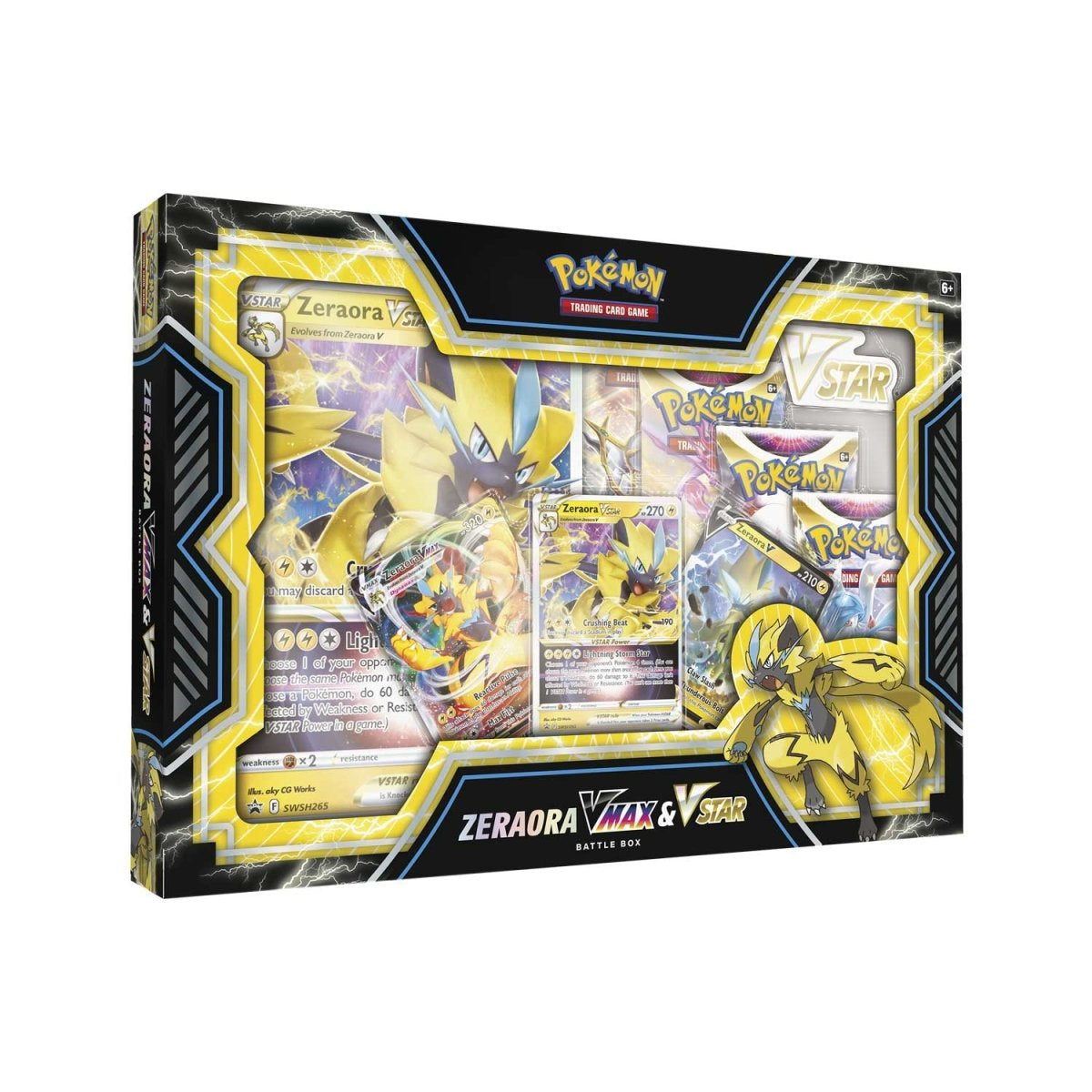 Pokemon: Zeraora VMax & VStar Battle Box