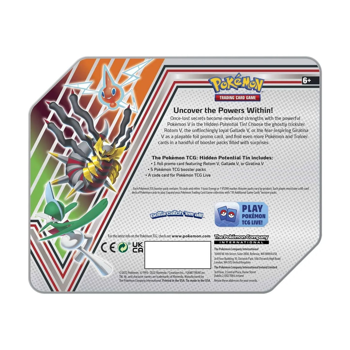 Pokemon: Hidden Potential Tin [Rotom V]