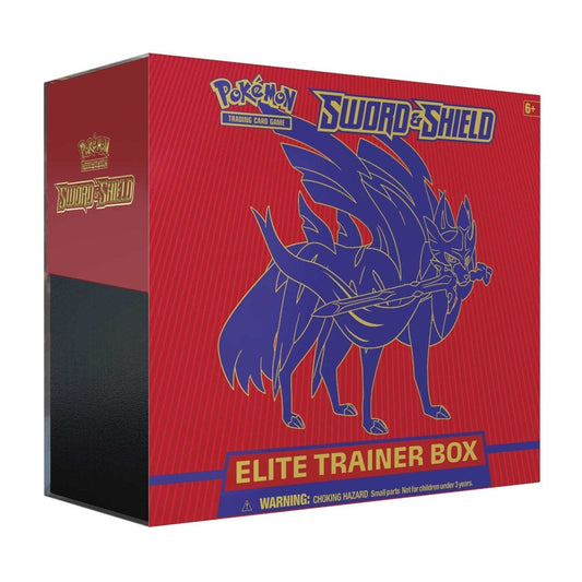 Pokemon: Sword & Shield Base Set Elite Trainer Box [Zacian]