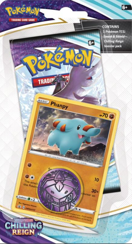 Pokemon: Sword & Shield Chilling Reign Blister Pack [Phanpy]