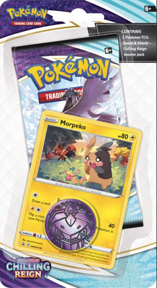 Pokemon: Sword & Shield Chilling Reign Blister Pack [Morpeko]