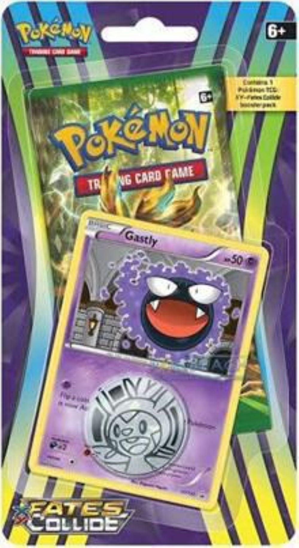 Pokemon: Fates Collide Blister Pack [Gastly Promo]