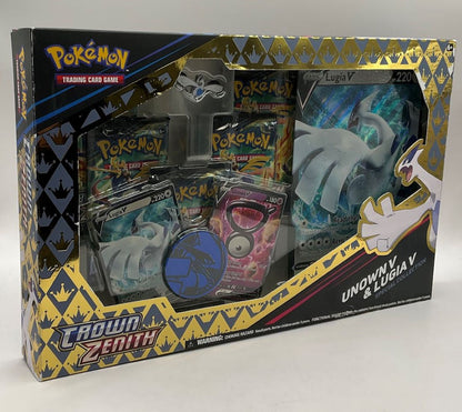 Pokemon: Crown Zenith Special Collection [Unown V & Lugia V] #1 *See Pictures for Condition*