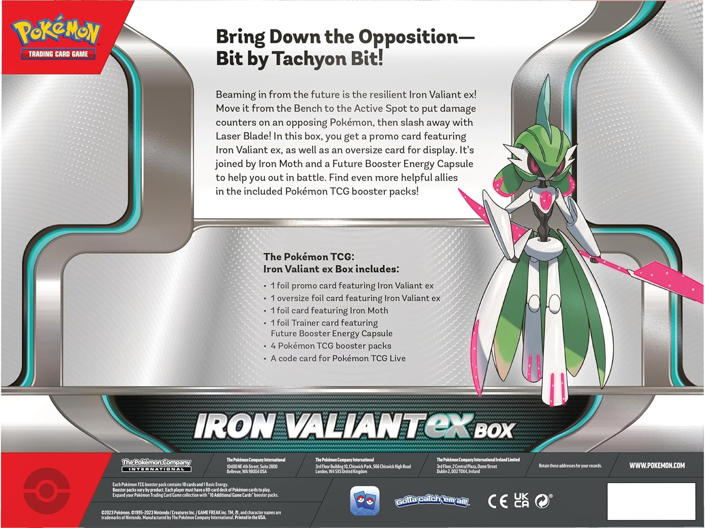 Pokemon: Iron Valiant ex Box