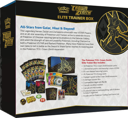 Pokemon: Crown Zenith Elite Trainer Box