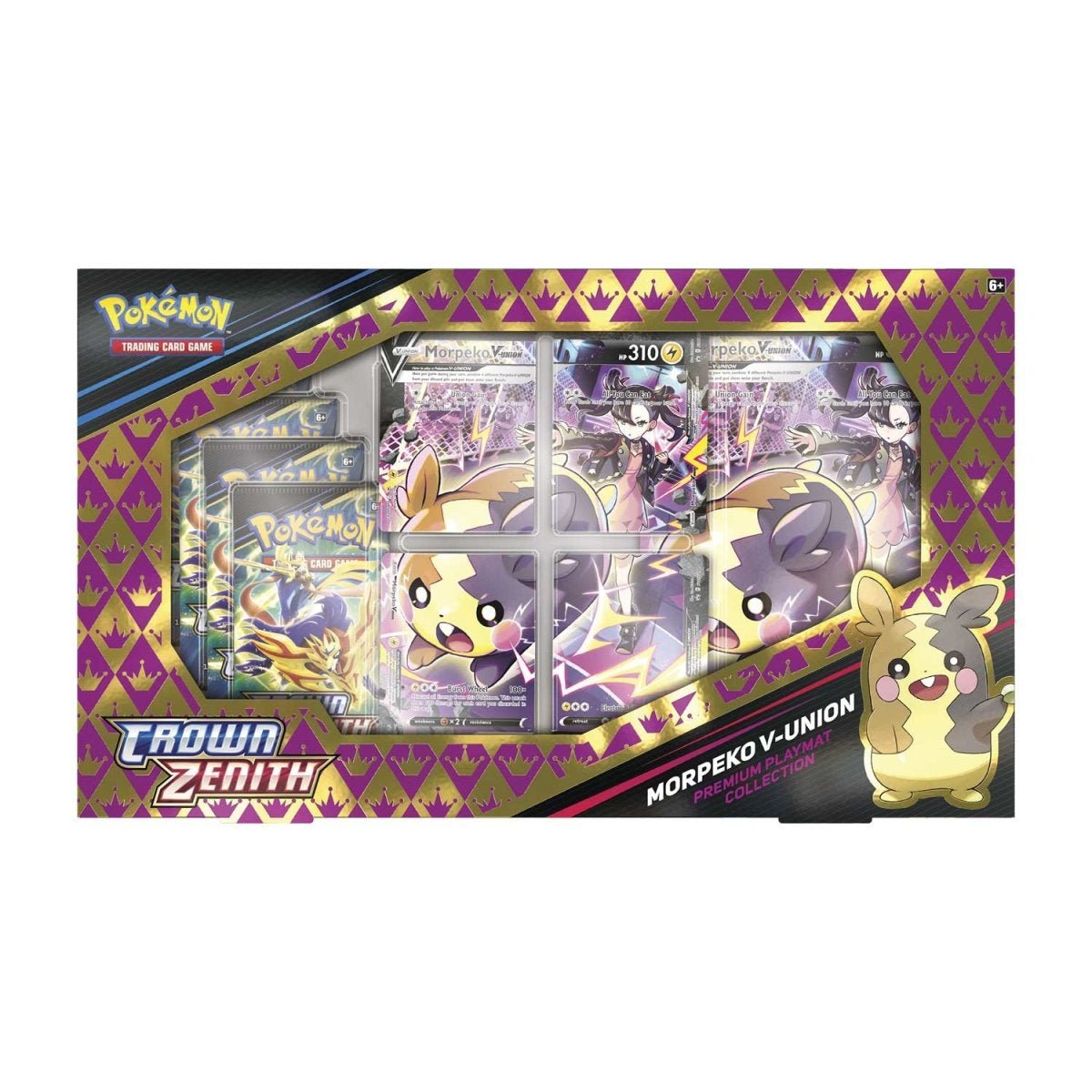 Pokémon: Sword & Shield Crown Zenith Morpeko V-Union Premium Playmat Collection