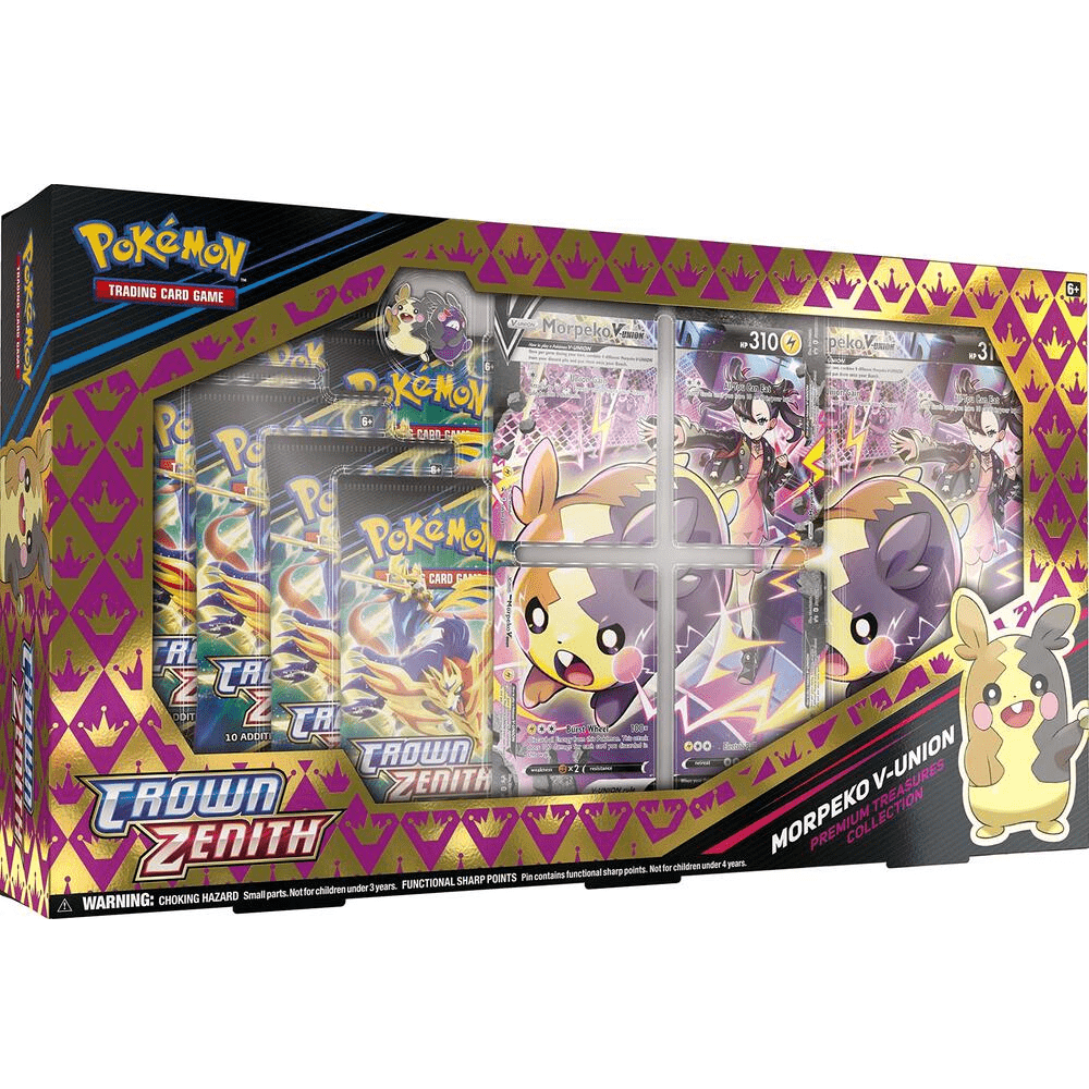 Pokemon: Sword & Shield Crown Zenith Morpeko V-Union Premium Treasures Collection