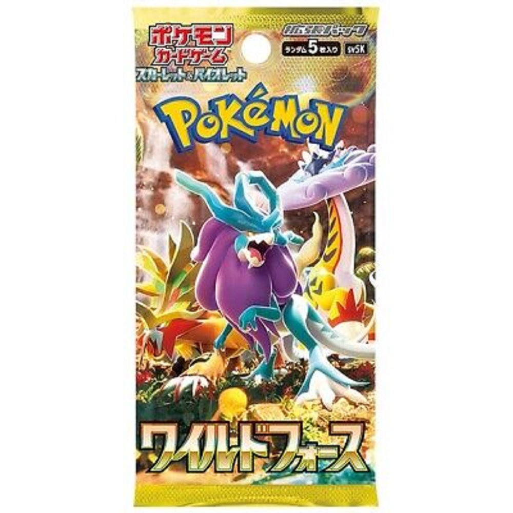 Pokemon: Wild Force Japanese Booster Pack (sv5K)